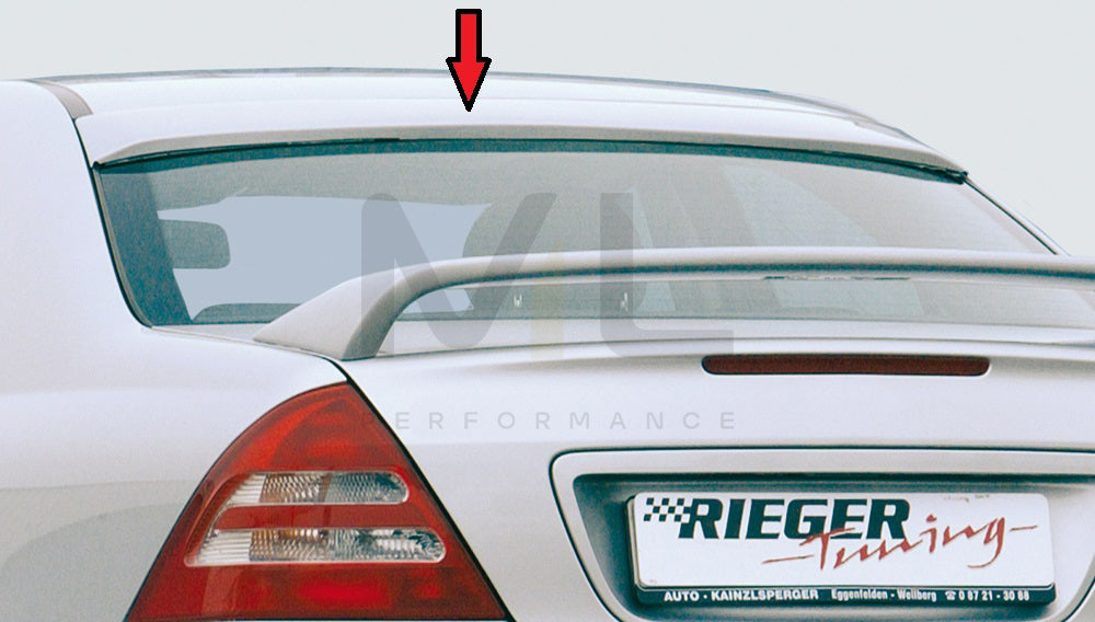 Rieger 00025109 Mercedes-Benz W203 C-Class Rear Window Cover 1 | ML Performance UK Car Parts