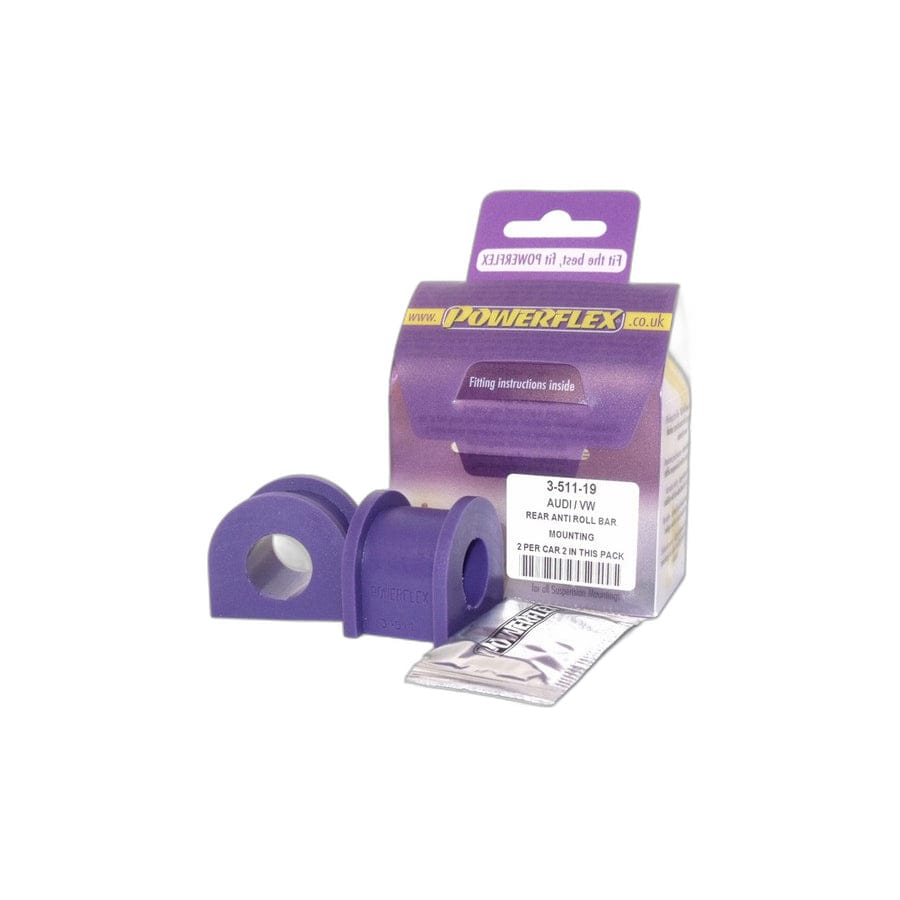 Powerflex PFR3-511-19 VW Rear Anti Roll Bar Mounting 19mm (Inc. Golf, Bora, Beetle) | ML Performance UK Car Parts