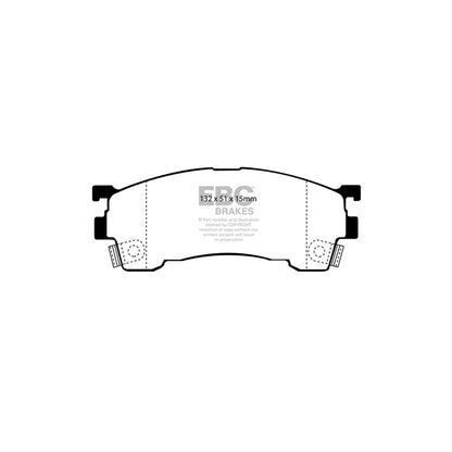 EBC PLK1606 Mazda MX6 Yellowstuff Pads and Brake Line Performance Pack 2 | ML Performance UK Car Parts