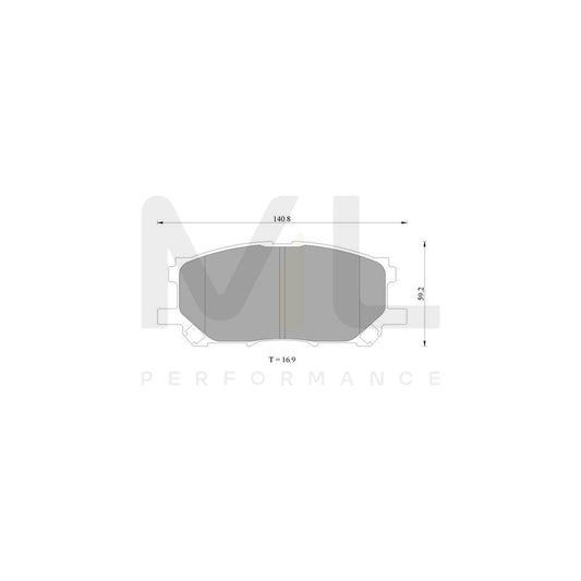 Bosch 0986Ab2391 Brake Pad Set BP2391N | ML Performance Car Parts