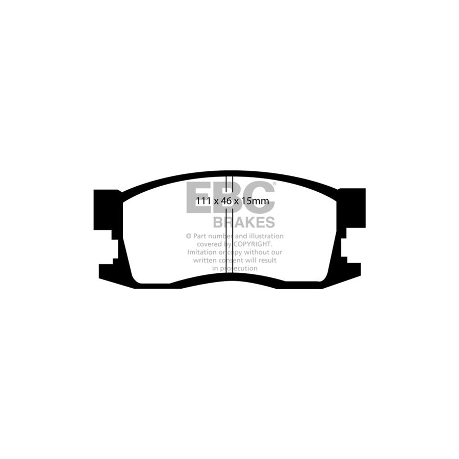 EBC DP1034 Honda Civic Shuttle Ultimax Front Brake Pads 2 | ML Performance UK Car Parts