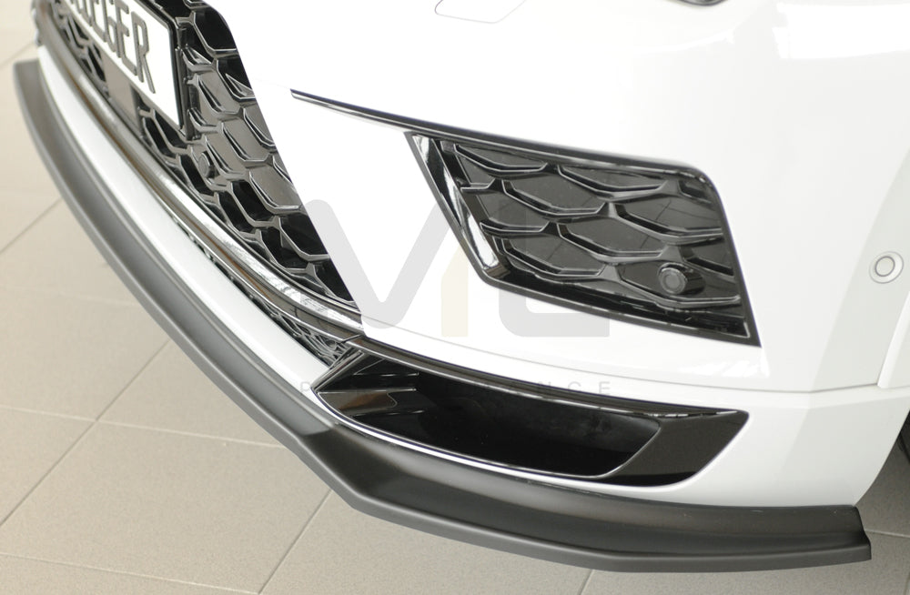 Rieger 00027044 SEAT 5FP Ateca Cupra Front Splitter 7 | ML Performance UK Car Parts