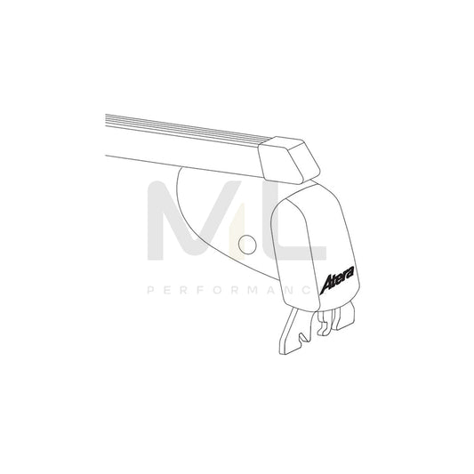 ATERA SIGNO 044123 Roof bars for cars without rails, 110 cm, 100 kg, Steel | ML Performance Car Parts