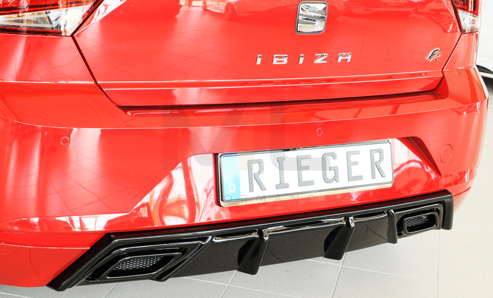 Rieger 00088166 SEAT KJ Rear Diffuser (Ibiza FR & Ibiza) 7 | ML Performance UK Car Parts