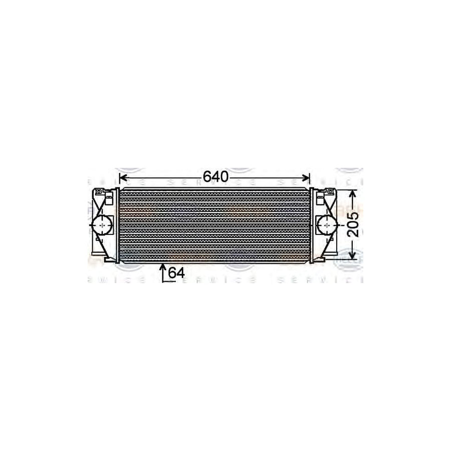Hella 8ML 376 777-381 Intercooler