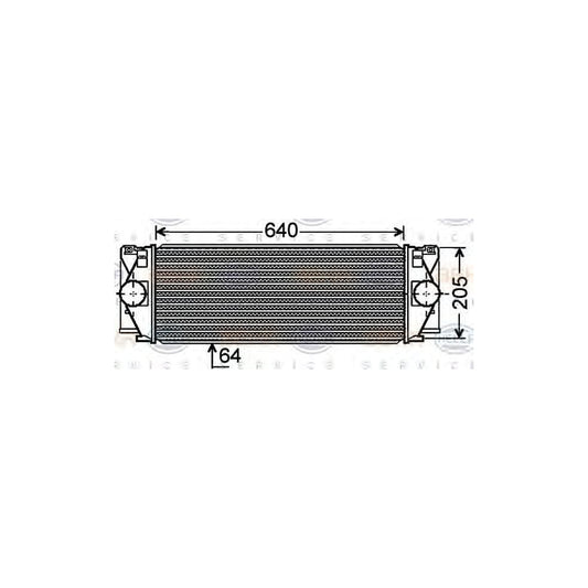 Hella 8ML 376 777-381 Intercooler