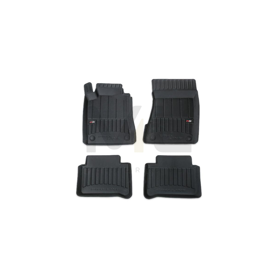 FROGUM Tailored 3D408104 Floor mat set suitable for MERCEDES-BENZ E-Class Elastomer, Front and Rear, Quantity: 4, Black | ML Performance Car Parts