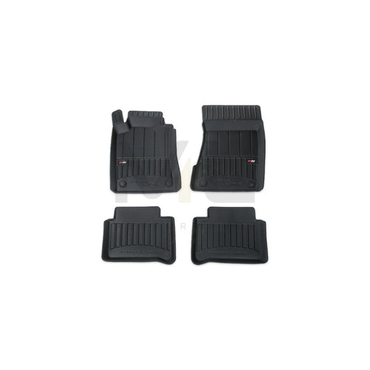 FROGUM Tailored 3D408104 Floor mat set suitable for MERCEDES-BENZ E-Class Elastomer, Front and Rear, Quantity: 4, Black | ML Performance Car Parts