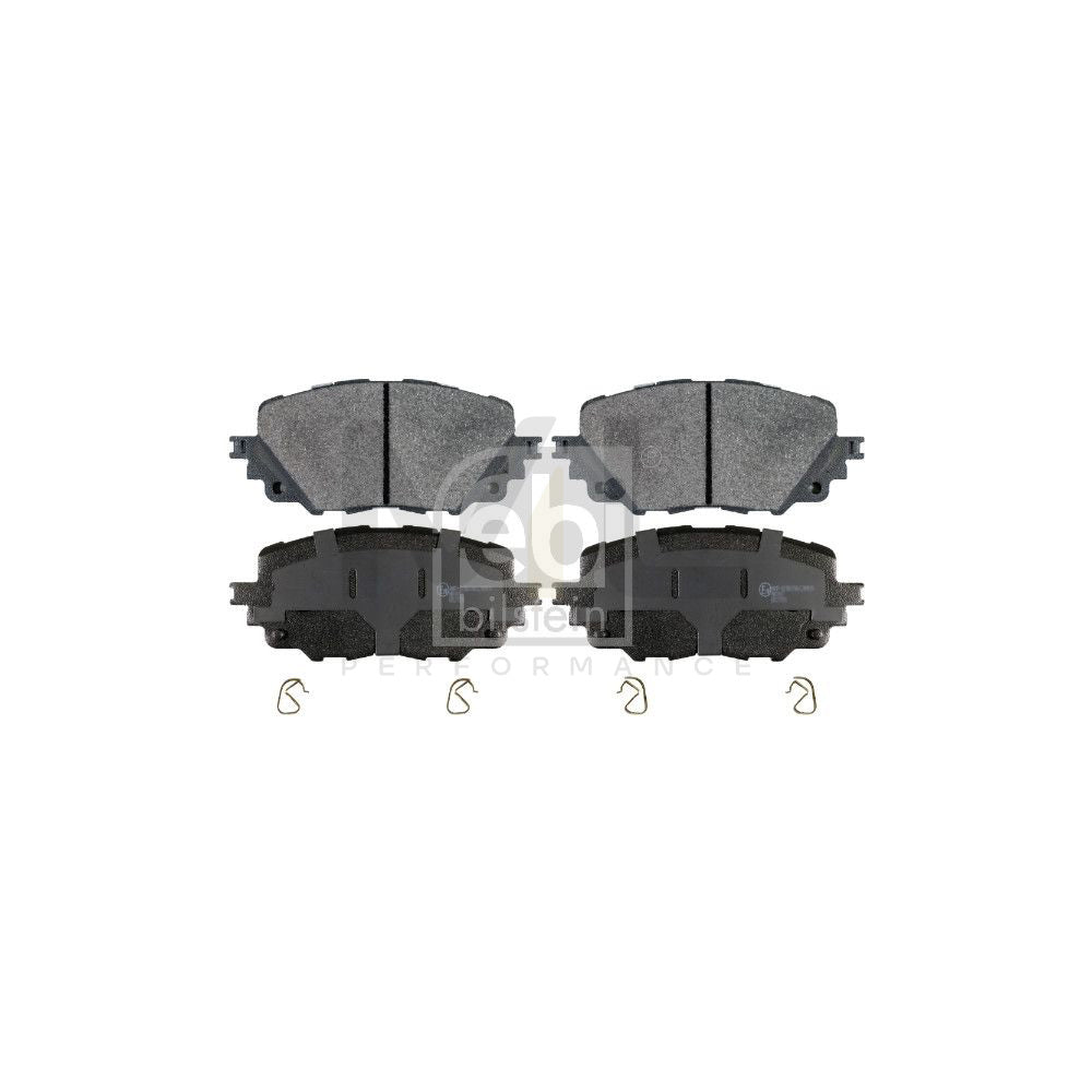 Febi Bilstein 170663 Brake Pad Set Front Axle, With Staples | ML Performance Car Parts