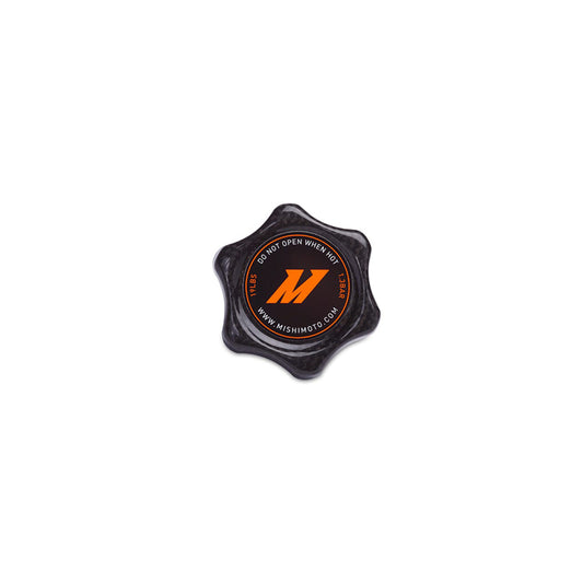 Mishimoto MMRC-13-SMCF 1.3 Bar Rated Carbon Fiber Radiator Cap Small Import