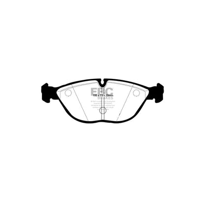 EBC PD10KF031 Mercedes-Benz W211 Orangestuff Front Brake Pad & USR Disc Kit - ATE Caliper 2 | ML Performance UK Car Parts