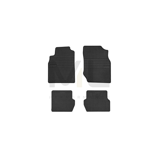 FROGUM 547211 Floor mat set for NISSAN ALMERA Elastomer, Front and Rear, Quantity: 4, Black | ML Performance Car Parts
