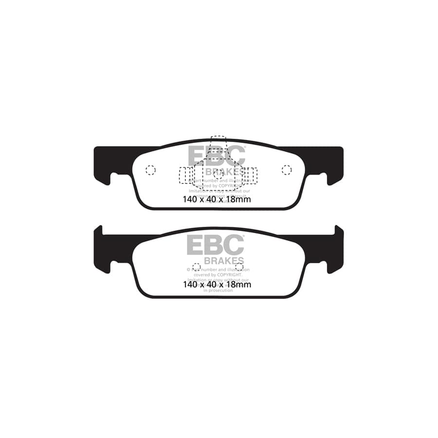 EBC DP42146R Dacia Renault Smart Yellowstuff Front Brake Pads 2 | ML Performance UK Car Parts