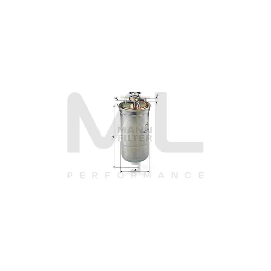 MANN-FILTER WK 853/4 Fuel filter In-Line Filter | ML Performance Car Parts
