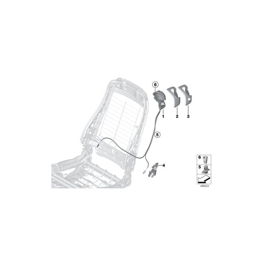 Genuine BMW 52107288349 F82 F87 F21 Clip Center (Inc. 225d, 118d & 218d) | ML Performance UK Car Parts