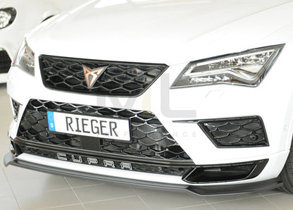 Rieger 00027044 SEAT 5FP Ateca Cupra Front Splitter 5 | ML Performance UK Car Parts