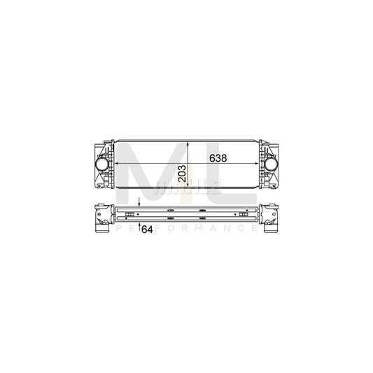 MAHLE ORIGINAL CI 369 000S Intercooler | ML Performance Car Parts