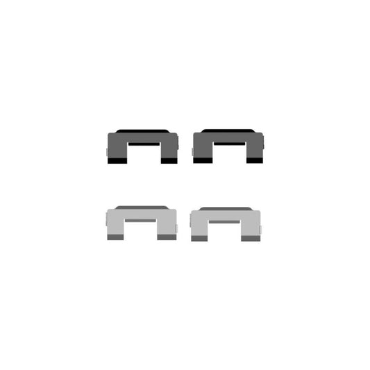 Hella 8DZ 355 204-471 Accessory Kit, Disc Brake Pads For Jaguar S-Type (X200)
