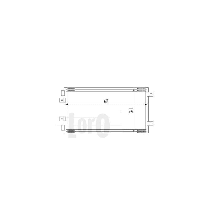 Abakus 0160160002 Air Conditioning Condenser For Fiat Punto Ii Hatchback (188) | ML Performance UK
