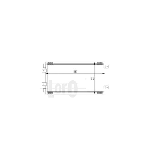 Abakus 0160160002 Air Conditioning Condenser For Fiat Punto Ii Hatchback (188) | ML Performance UK