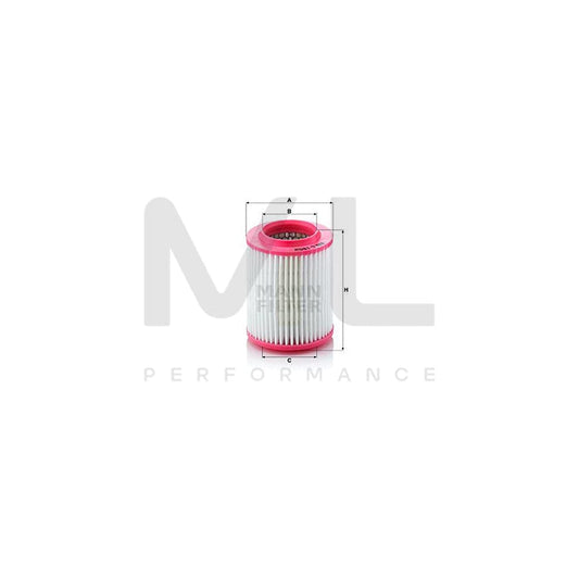 MANN-FILTER C 1652 Air Filter for AUDI A8 D3 (4E2, 4E8) Filter Insert | ML Performance Car Parts