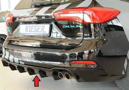 Rieger 00088236 Ford DEH Focus 4 Rear Diffuser (Inc. Focus 4 ST) 7 | ML Performance UK Car Parts