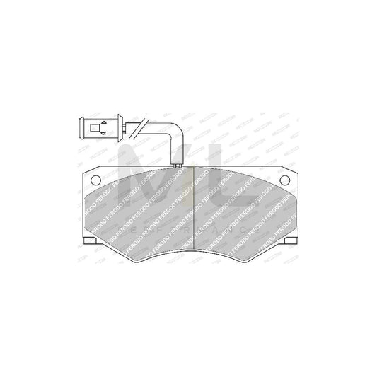 Ferodo Fdb5194 Brake Pad Set For Vw Golf Viii Hatchback (Cd1) Incl. Wear Warning Contact, With Accessories | ML Performance Car Parts