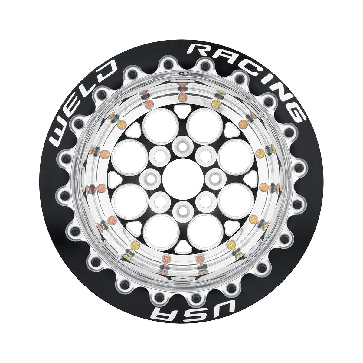 Weld 766B-30915 Magnum Import Wheel 13x9 5x100 ET BS5 Black Center - Polished Shell