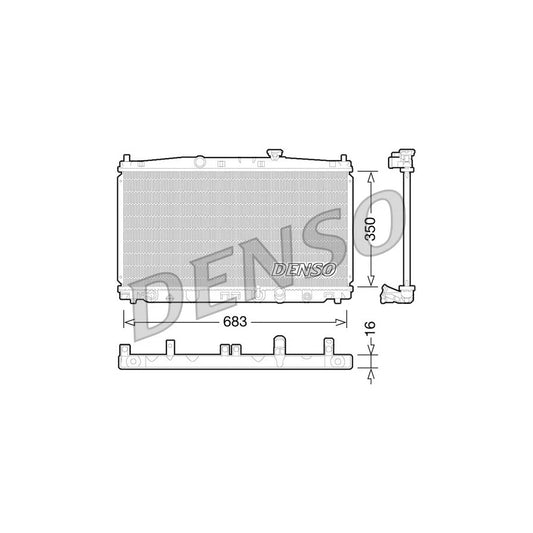 Denso DRM40032 Drm40032 Engine Radiator For Honda Insight Ii Hatchback (Ze) | ML Performance UK