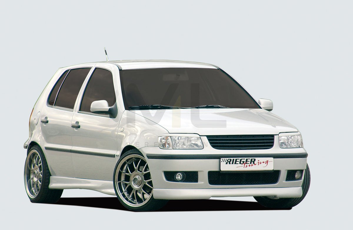 Rieger 00047040 VW 6N Polo Mk4 Front Splitter 1 | ML Performance UK Car Parts