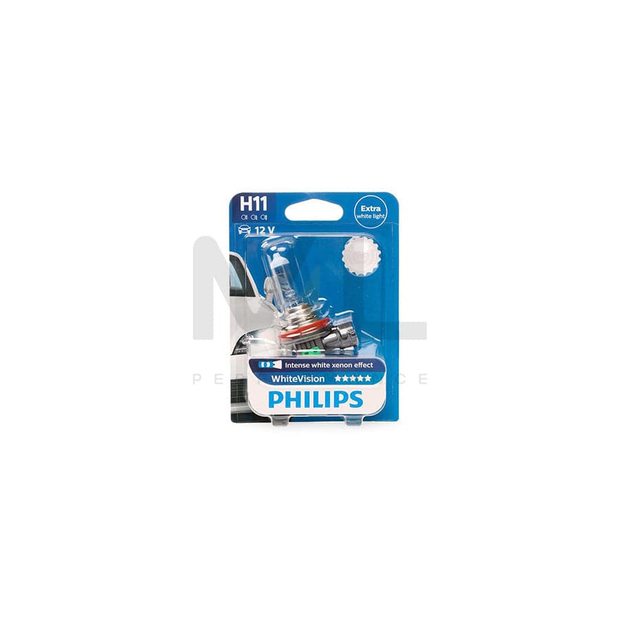 PHILIPS 12362WHVB1 Bulb, spotlight H11 12V 55W PGJ19-2 3700K Halogen | ML Performance Car Parts