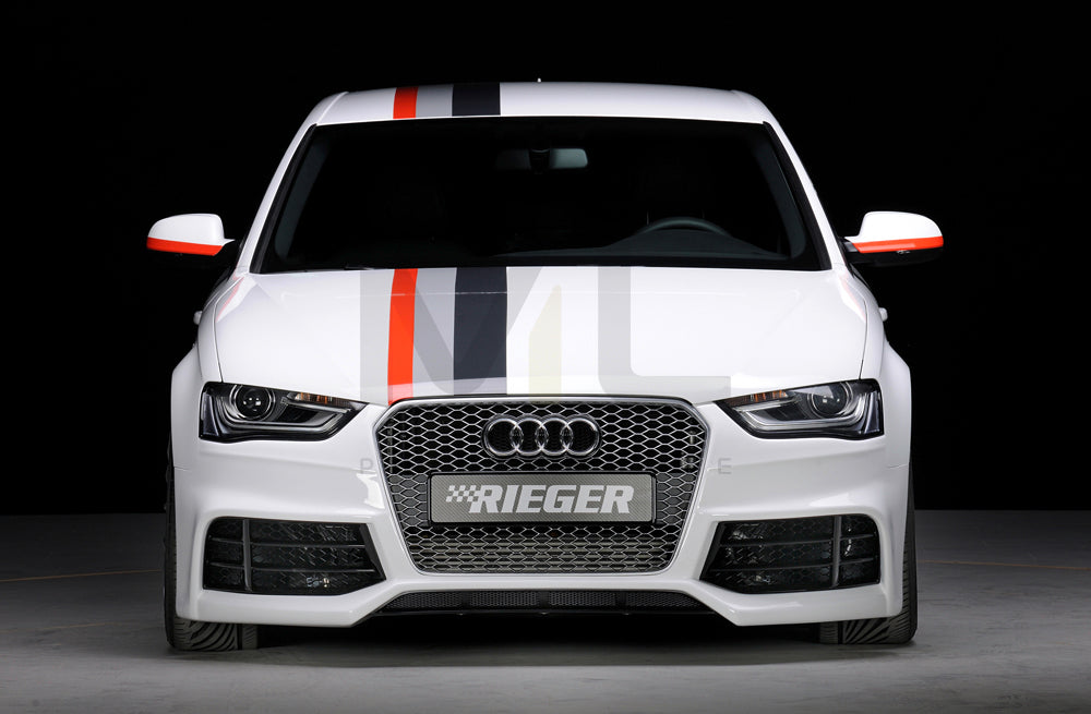 Rieger 00055546 Audi B8 B81 A4 Front Bumper 5 | ML Performance UK Car Parts