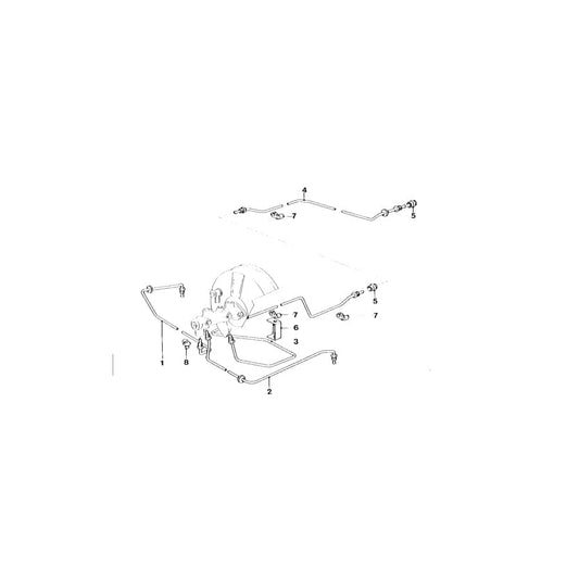 Genuine BMW 34322160572 E26 Pipe (Inc.  & M1) | ML Performance UK Car Parts