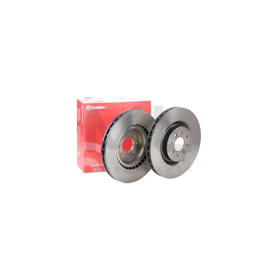 BREMBO COATED DISC LINE 09.8004.41 Brake Disc for ALFA ROMEO MiTo (955) Internally Vented, Coated, with bolts/screws | ML Performance Car Parts