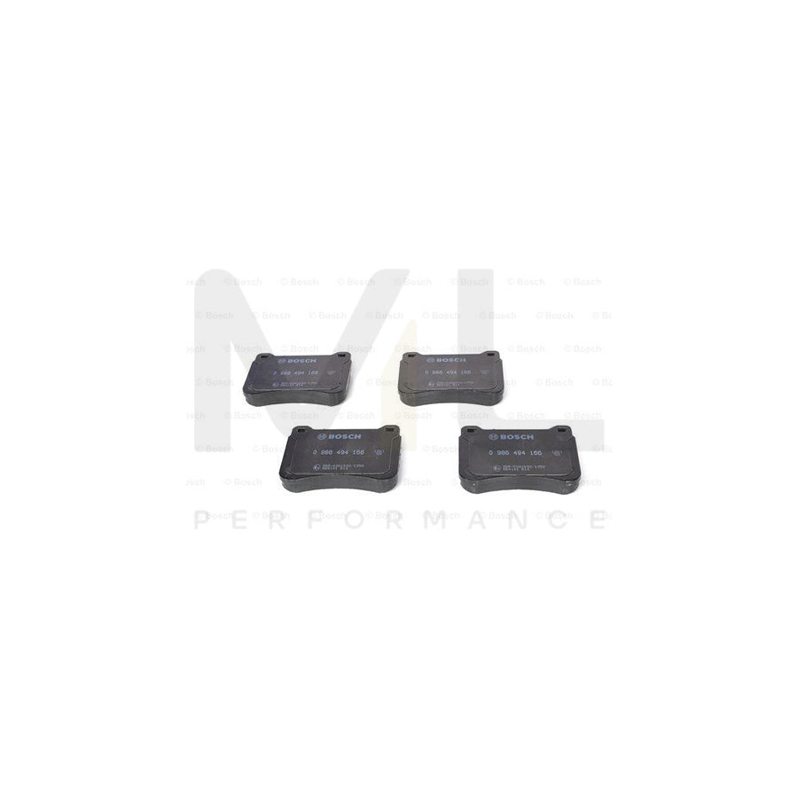 Bosch 0986494166 Brake Pad Set With Anti-Squeak Plate BP1077 | ML Performance Car Parts