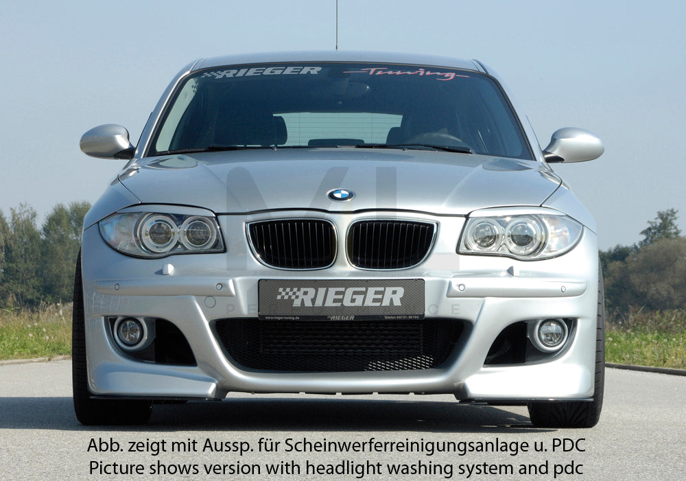 Rieger 00035014 BMW 1 Series E87 Front Bumper 5 | ML Performance UK Car Parts