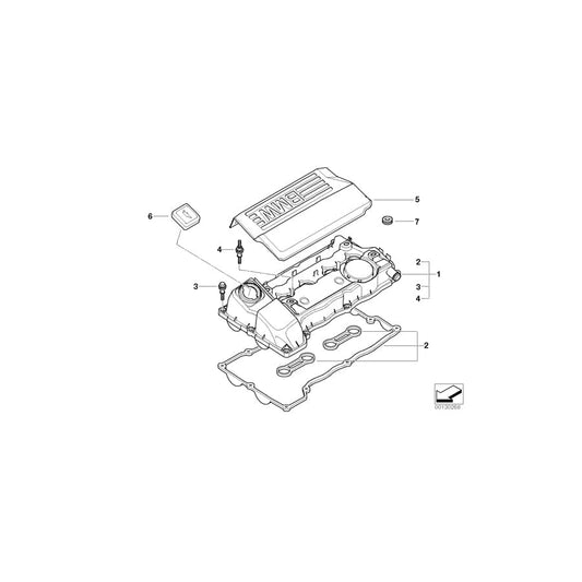 Genuine BMW 11127530743 E87 E90 Ignition Coil Covering (Inc. 316i & 116i) | ML Performance UK Car Parts