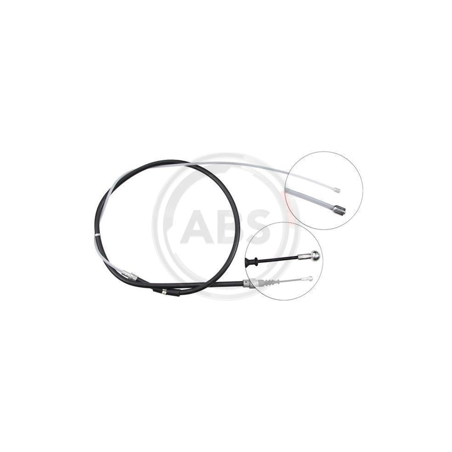 A.B.S. K13396 Hand Brake Cable For Skoda Roomster