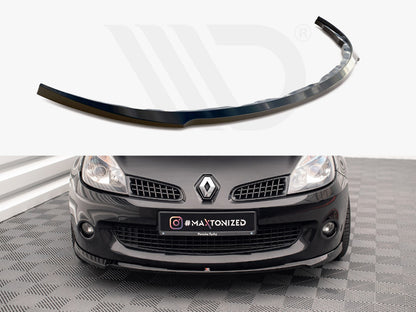 Maxton Design RE-CL-3-RS-FD1T Front Splitter Renault Clio MK3 Rs (2006-2009) | ML Performance UK Car Parts