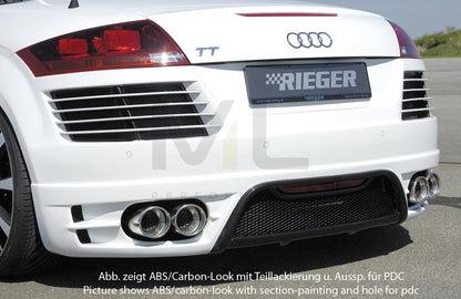Rieger 00099051 Audi 8J TT Rear Bumper 1 | ML Performance UK Car Parts