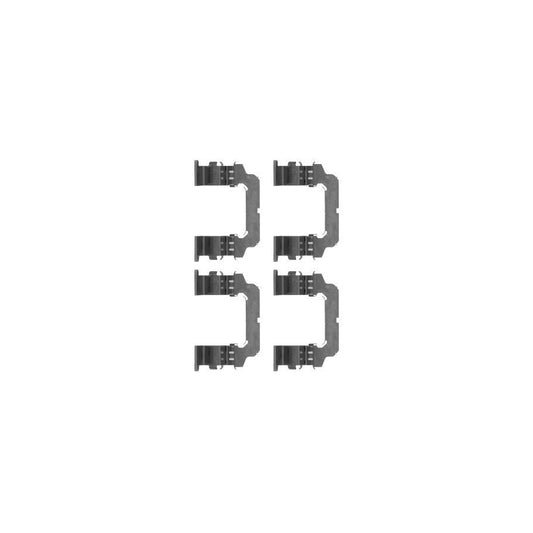 Hella 8DZ 355 204-621 Accessory Kit, Disc Brake Pads For Nissan Patrol