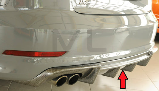 Rieger 00099367 Audi 8V A3 Rear Diffuser 1 | ML Performance UK Car Parts