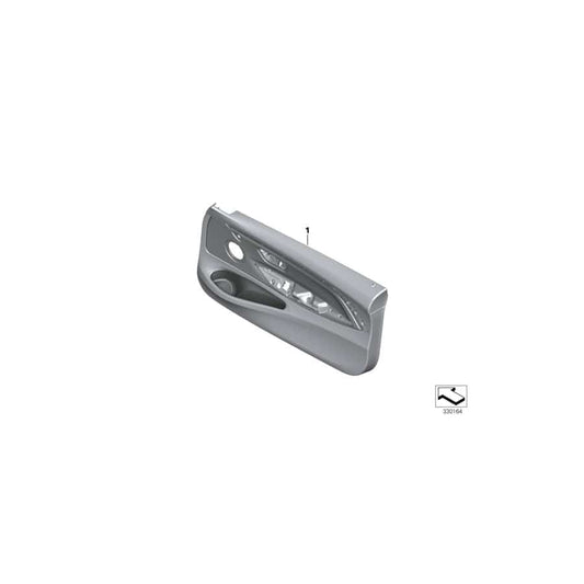 Genuine BMW 51417463838 F32 F33 Door Lining Leather Right ELFENBEINWEISS (Inc. 420d, 420iX & 430iX) | ML Performance UK