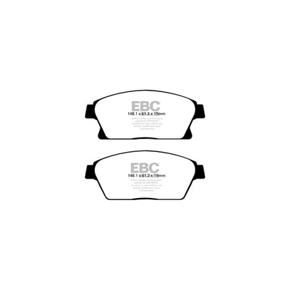 EBC PDKF373 Chevrolet Opel Vauxhall Ultimax Front Brake Pad & Plain Disc Kit - TRW Caliper (Inc. Trax & Mokka X) 2 | ML Performance UK Car Parts