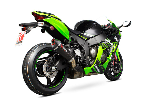 Scorpion RKA113CEO Kawasaki Serket Taper Slip-On (Ninja ZX-10R / ZX-10RR / ZX-10R SE) | ML Performance UK UK