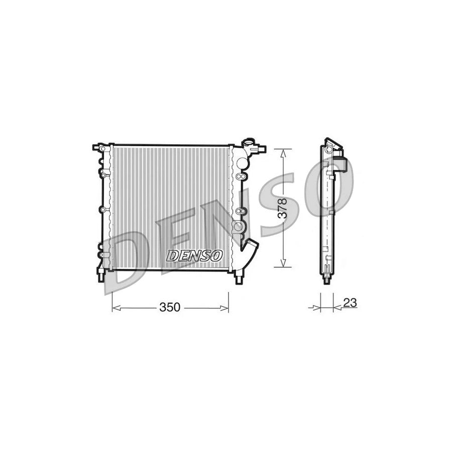 Denso DRM23003 Drm23003 Engine Radiator For Renault Clio | ML Performance UK