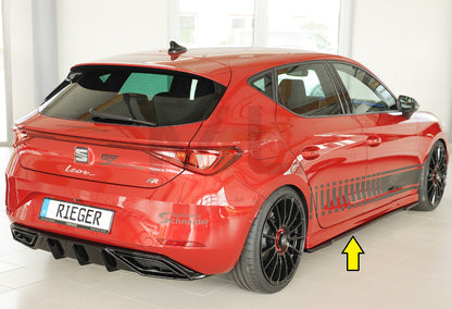 Rieger 00027054 SEAT Leon KL Side Skirt Splitter 10 | ML Performance UK Car Parts