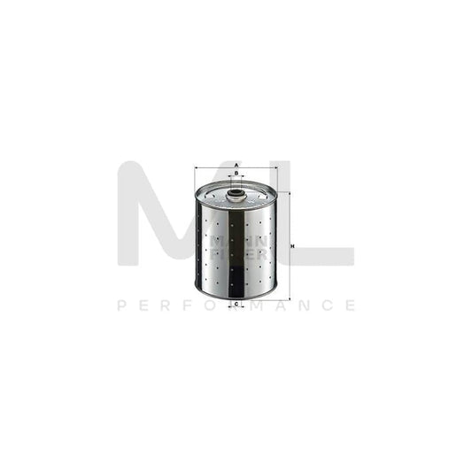 MANN-FILTER PF 1155 k Oil Filter with seal, Filter Insert | ML Performance Car Parts