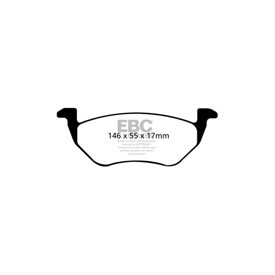 EBC PDKR343 Ford Maverick Ultimax Rear Brake Pad & Plain Disc Kit 2 | ML Performance UK Car Parts