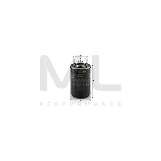 MANN-FILTER WP 1045 Oil Filter Spin-on Filter | ML Performance Car Parts